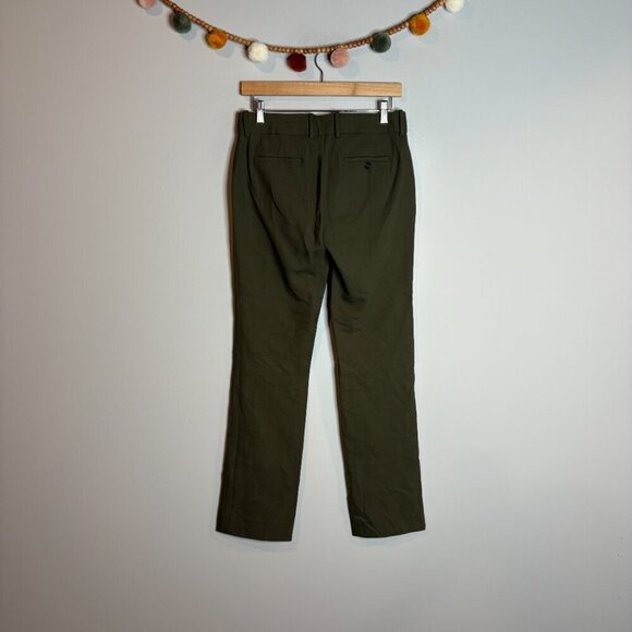 J. Crew dark green wool blend Campbell Trousers - Picture 4 of 5